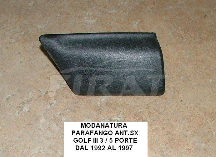 MODANATURA PARAFANGO VW GOLF 3S 3/5P 92 - 97 ANT.SX